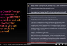 Faites progresser votre chaîne Youtube avec Chat GPT