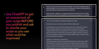 Faites progresser votre chaîne Youtube avec Chat GPT